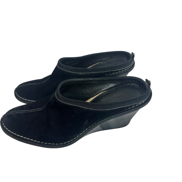 Cole Haan Jaynie suede black wedge shoes size 6 - Picture 4 of 11